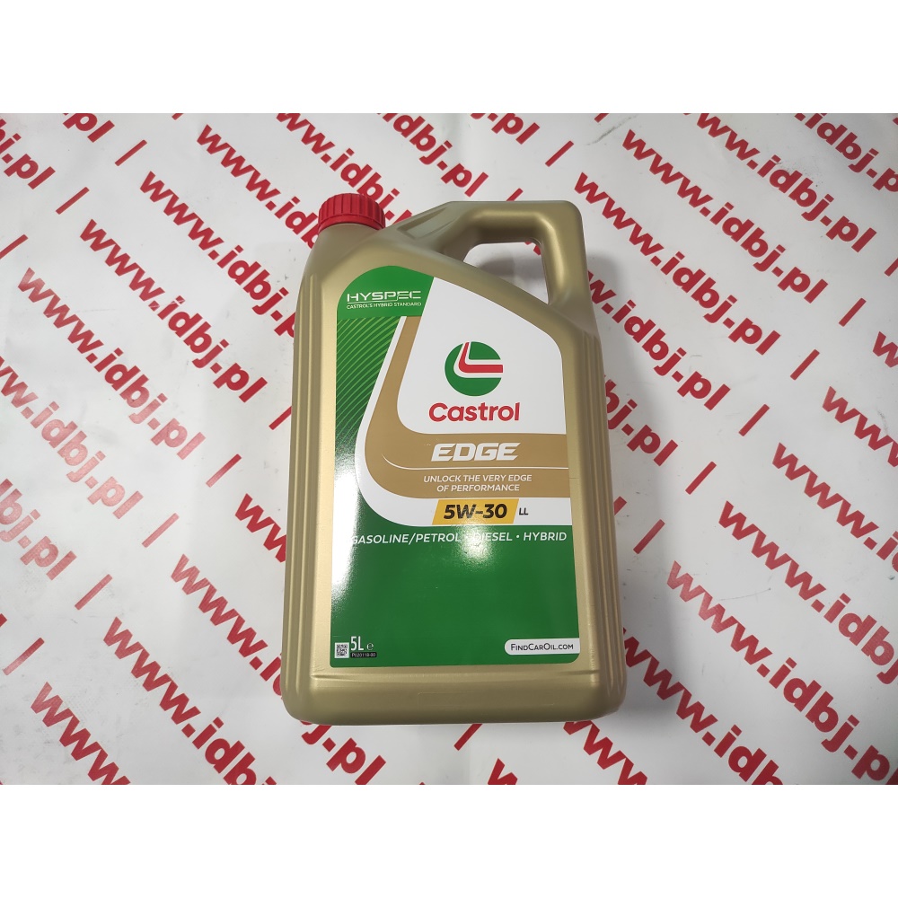 Fotografia produktu CASTROL 4OLCAS5W305LLL OLEJ SILNIKOWY CASTROL EDGE 5W30 5L LONG LIFE 