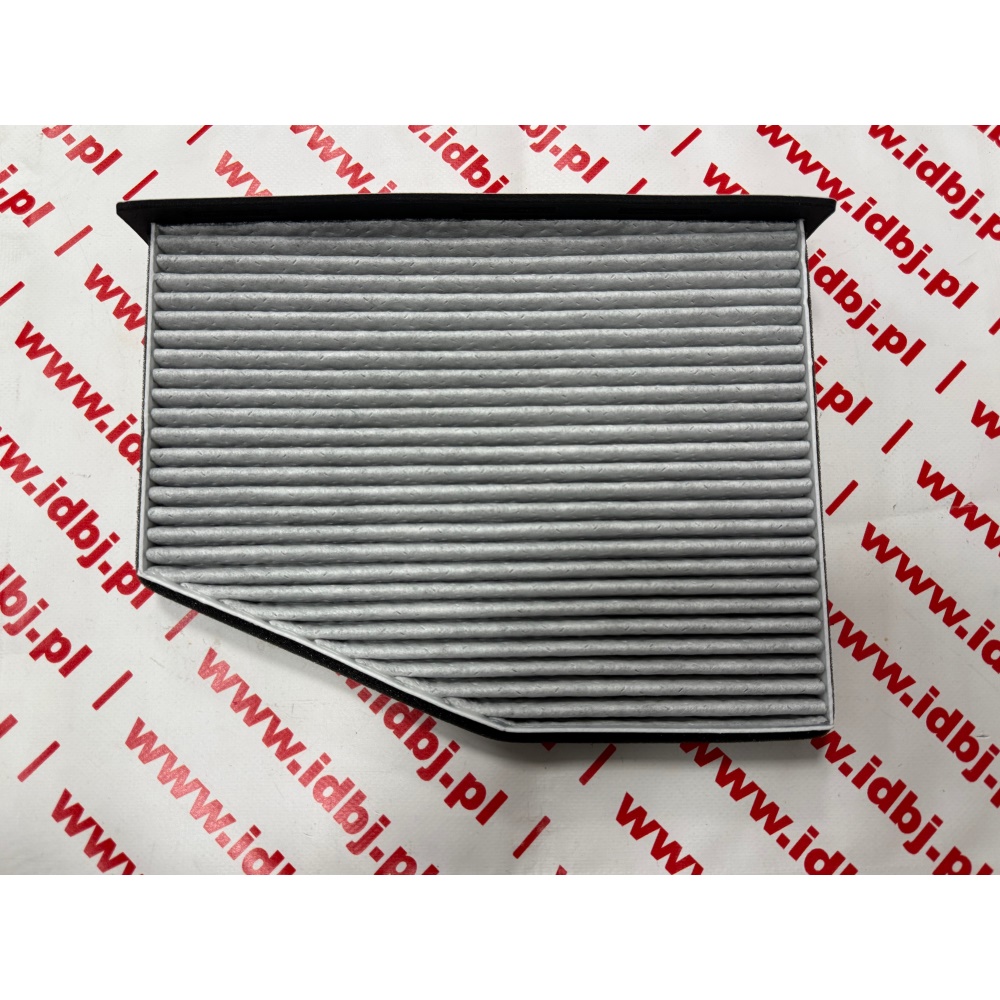 Fotografia produktu KAMOKA KAOF501701 FILTR KABINY, PYŁKÓW, PRZECIWPYŁKOWY VW PASSAT B6, GOLF V, A3, WĘGLOWY VW CADDY, Szerokość: 286mm, Wysokość: 57mm, Długość 1: 214mm, Długość 2: 147mm