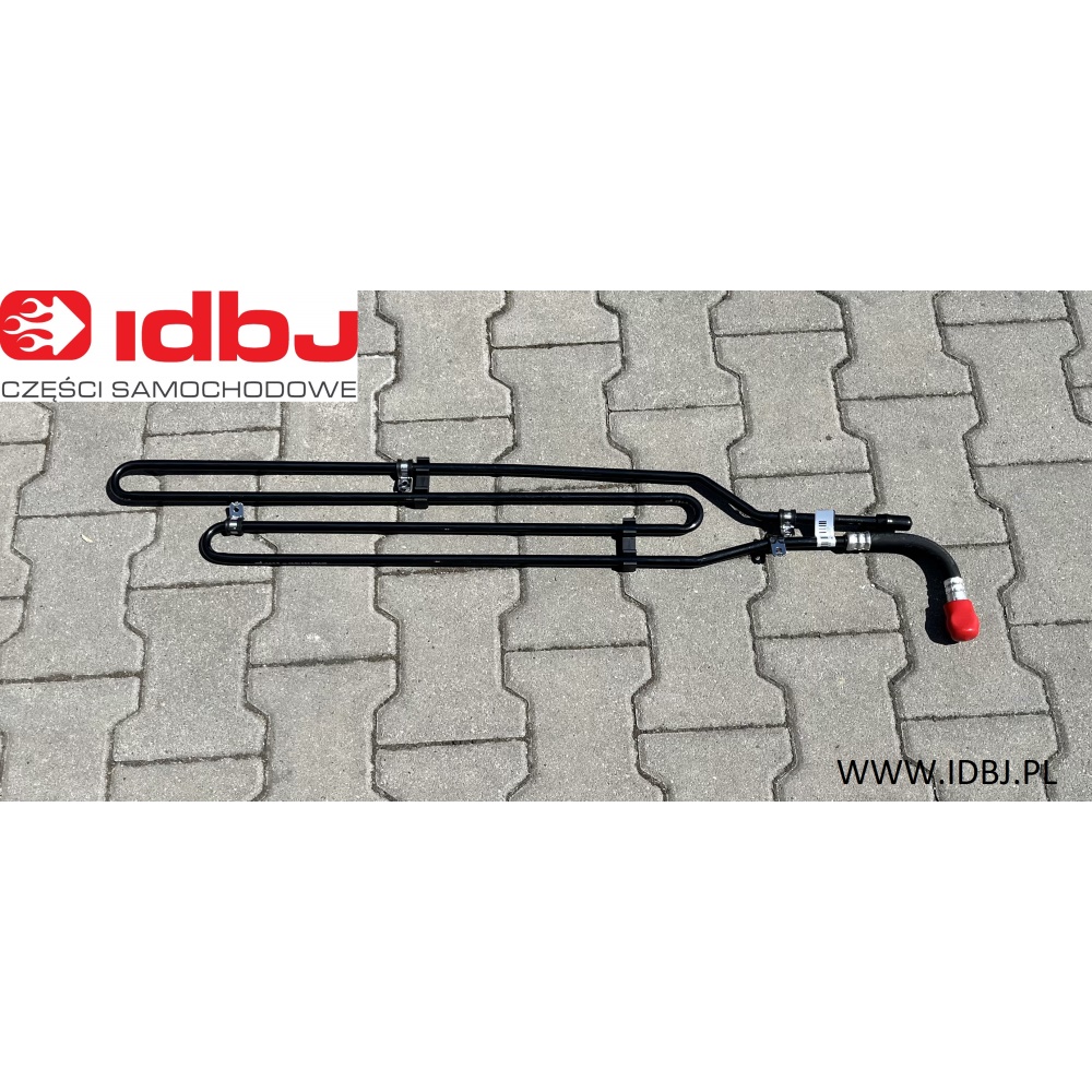 Fotografia produktu IVECO OR5801927580 CHŁODNICA,WĘŻOWNICA, SPIRALA PŁYNU WSPOMAGANIA IVECO DAILY 55S 4X4 06-, 14- Przewód, wąż, rura wspomagania układu kierowniczego w formie spirali od przekładni keirowniczej do przewodu zasilajacego zbiorniczek płynu wspomagania. Power steering fluid cooler coil spiral Iveco Daily 55S 4x4 2006–2014 steering hose pipe line from stee