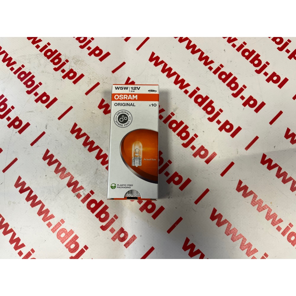 Fotografia produktu OSRAM OSR2825HCBI-02B ŻARÓWKA OSRAM COOL BLUE W5W ZESTAW 2 ŻARÓWEK 