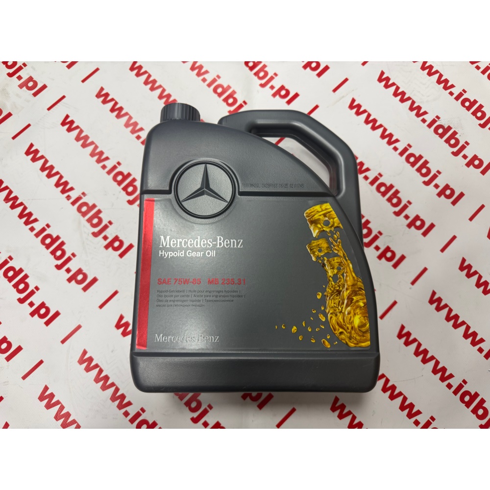 Fotografia produktu MERCEDES OR989720713 OLEJ PRZEKŁADNIOWY MERCEDES 75W-85 MB 235.31 5L Olej do automatycznej skrzyni biegów