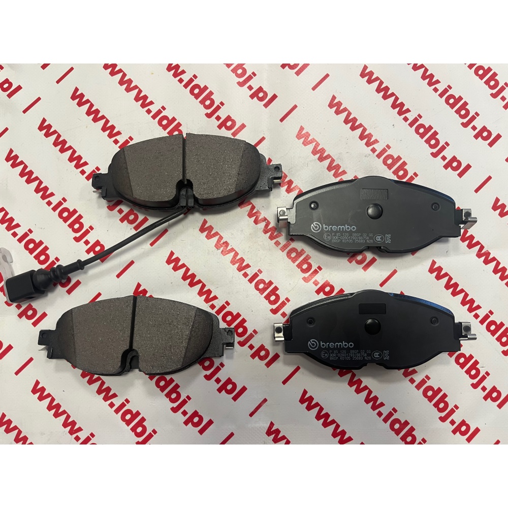 Fotografia produktu BREMBO BRP85126 KLOCKI HAMULCOWE PRZÓD VW, AUDI A3, TT, Q3 