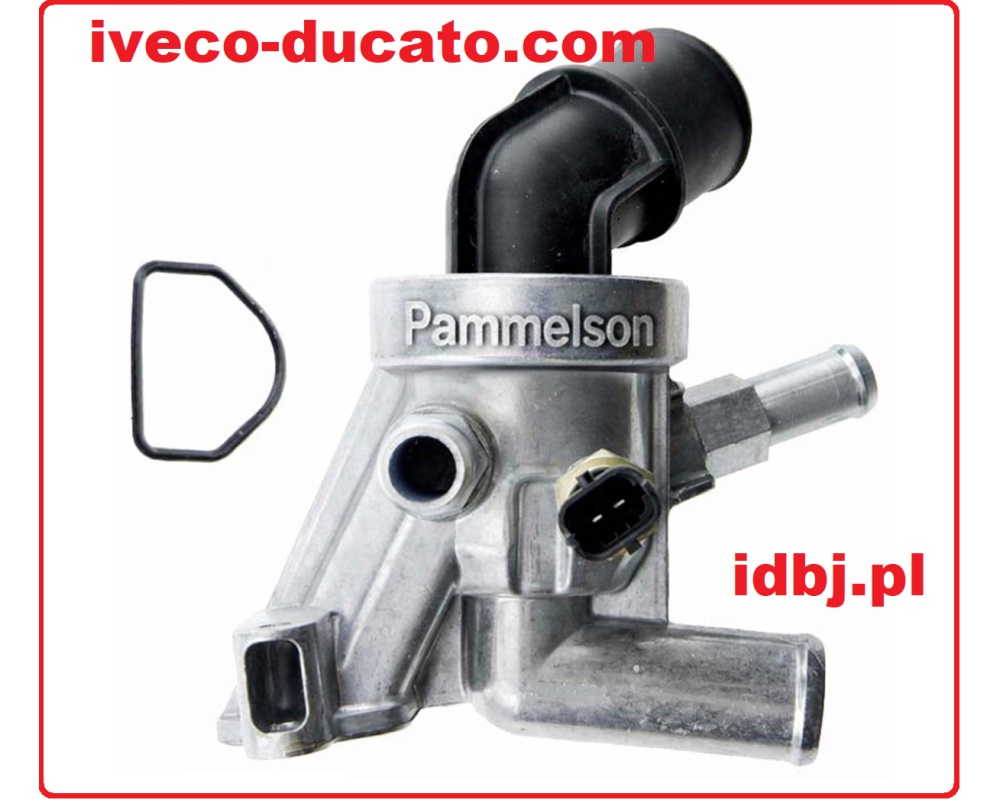 Fotografia produktu PAMMELSON PAM14448518 TERMOSTAT LANCIA VOYAGER 2008- SILNIKA 2.8 CRD OBUDOWA TERMOSTATU Z WKŁADEM I CZUJNIKIEM NA 2 PINY.