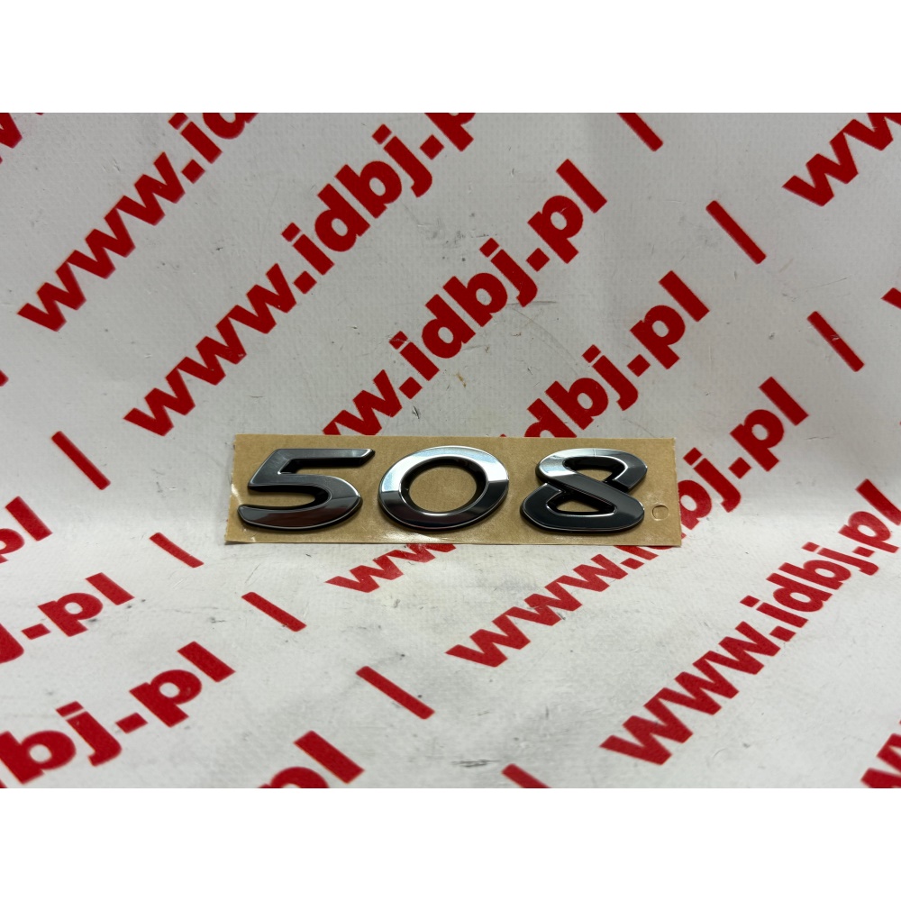 Fotografia produktu FIAT OR9809004580 EMBLEMAT, ZNAK MODELU PEUGEOT NAPIS "508" 