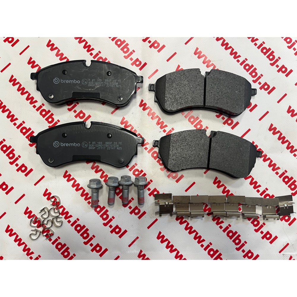 Fotografia produktu BREMBO BREP85169 KLOCKI HAMULCOWE SPRINTER, CRAFTER 16- PRZÓD MAN TGE