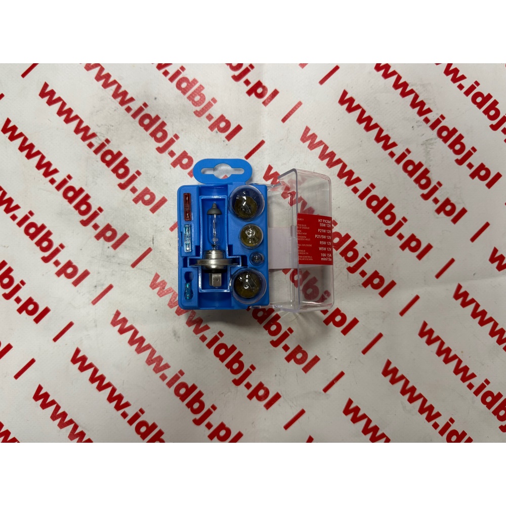 Fotografia produktu EINPARTS EINEPB09K ZESTAW ŻARÓWKA H7 12V 55W, P21W, P21W/5 + BEZPIECZNIKI 