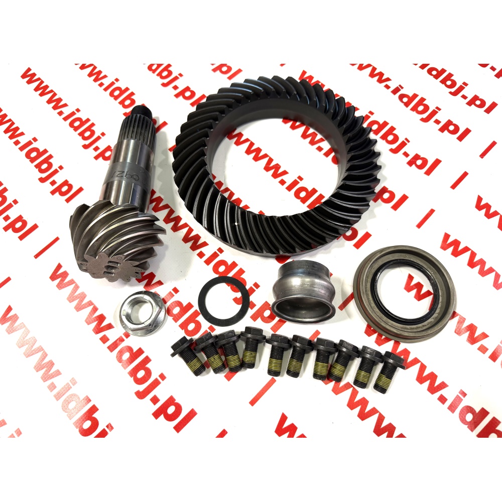 Fotografia produktu JEEP ORK68546899AA ATAK, WAŁEK ATAKU, ATAKUJACY + KOŁO TALERZOWE, JEEP WRANGLER, 21-, GLADIATOR ZESTAW NAPRAWCZY MOSTU PRZEDNIEGO, PRZEŁOŻENIE 3.73, 11/41, OŚ TYPU DANA 44/DANA M210, W SKŁAD WCHODZĄ ŚRUBY, USZCZELNIACZ, TULEJA, PODKŁADKA, NAKRĘTKA