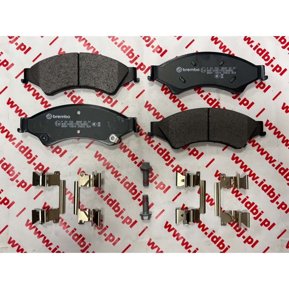 Fotografia produktu BREMBO BREP24153 KLOCKI HAMULCOWE FORD RANGER 11-  PRZÓD Z CZUJNIKIEM ZUŻYCIA