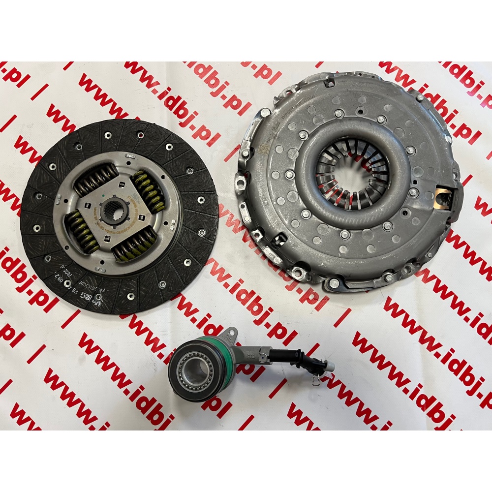 Fotografia produktu VALEO VAL834177 SPRZĘGŁO KOMPLETNE FIAT DUCATO 2.3 JTD 14- #250#   130KM, 150KM Z WYSPRZĘGLIKIEM zestaw sprzęgła: docisk plus tarcza sprzęgłowa. 21 zębów, średnica tarczy 250, docisk z odsadzeniem.Z WYSPRZĘGLIKIEM
