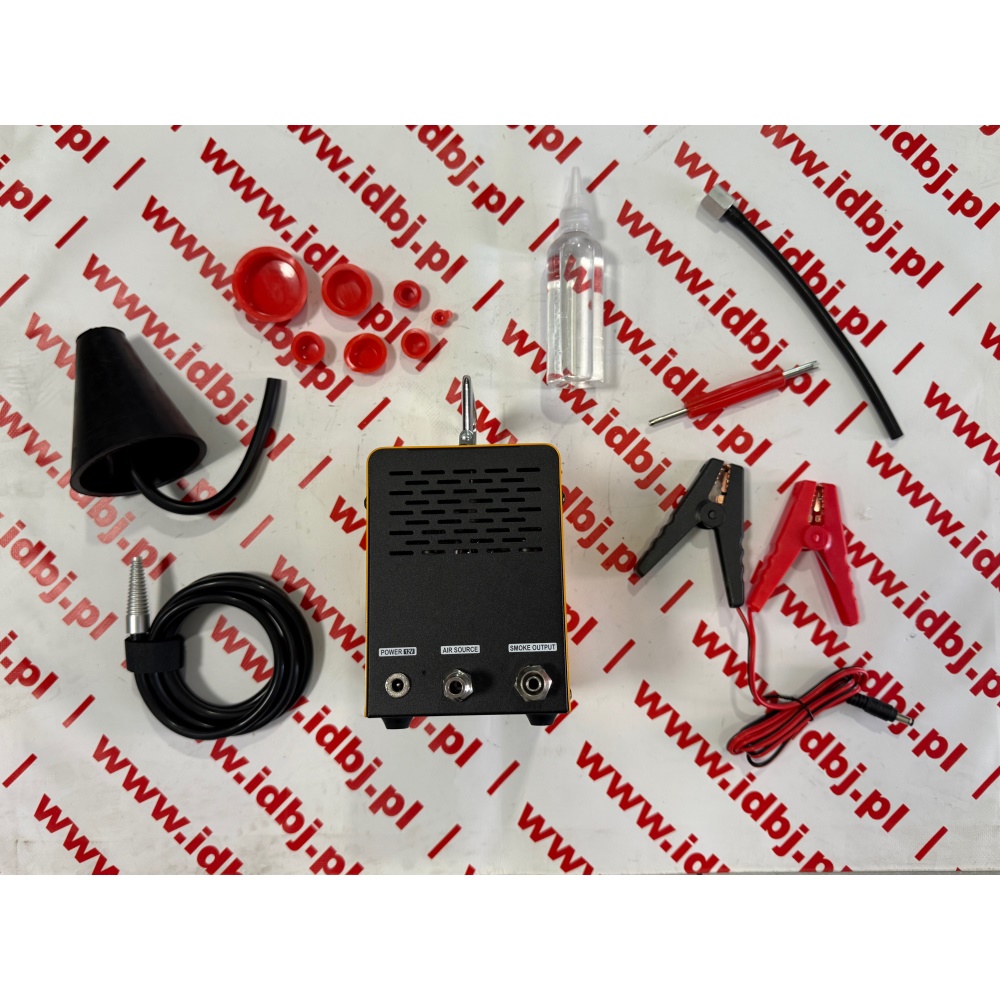 fotografia produktu AUTOOL AUTSDT101, GENERATOR DYMU, TESTER SZCZELNOŚCI + STOŻEK + ZESTAW KORKÓW