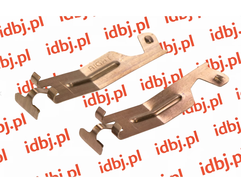 Fotografia produktu FIAT OR1607877280 WSPORNIKI ZACISKU HAMULCOWEGO DUCATO, BOXER, JUMPER PRZÓD 2021-, 2023- PRAWA I LEWA STRONA BLASZEK W ZESTAWIE