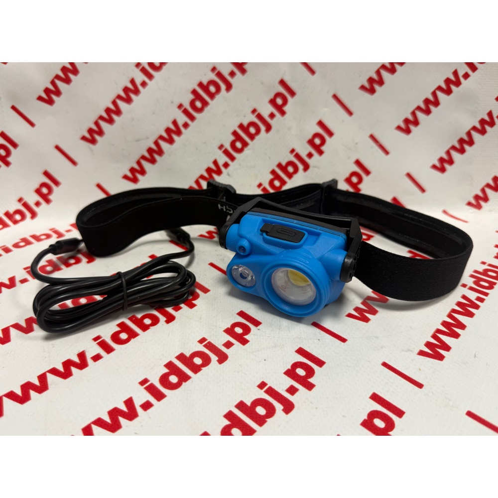 Fotografia produktu M-TECH ILPRO507 LAMPA INSPEKCYJNA CZOŁOWA PRO 3W + 3W COB Bateria: 3.7V 1200mAh Li-ion, Czas świecenia: max 6h, Czas ładowania: max 3,5h, Barwa światła: max 6500K