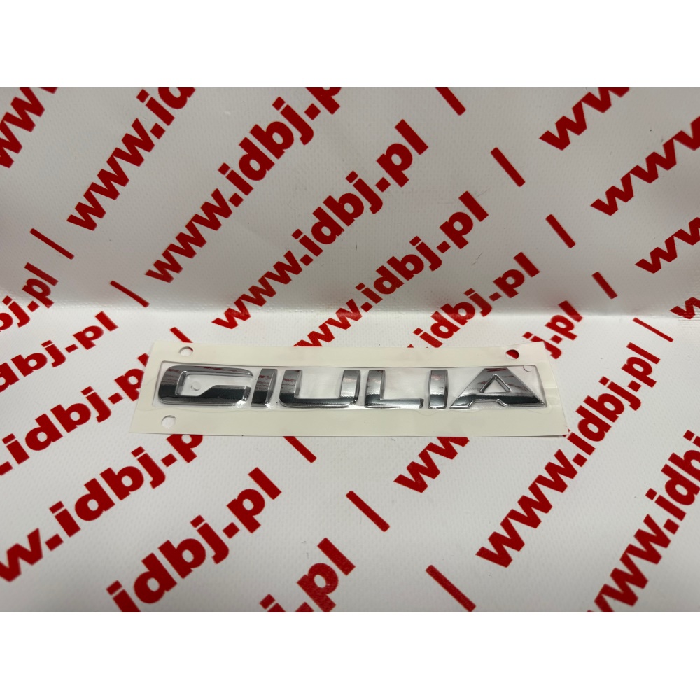 Fotografia produktu ALFA ROMEO OR50533758 EMBLEMAT, ZNACZEK, NAPIS GIULA TYŁ KLAPA 