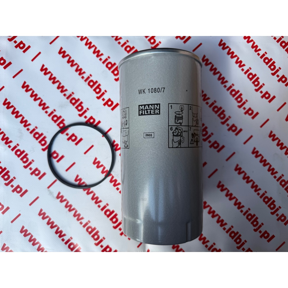 fotografia produktu MANN-FILTER MANWK1080/7X, FILTR PALIWA, MAN TGA, TGM, TGL, MERCEDES UNIMOG, ACTROS