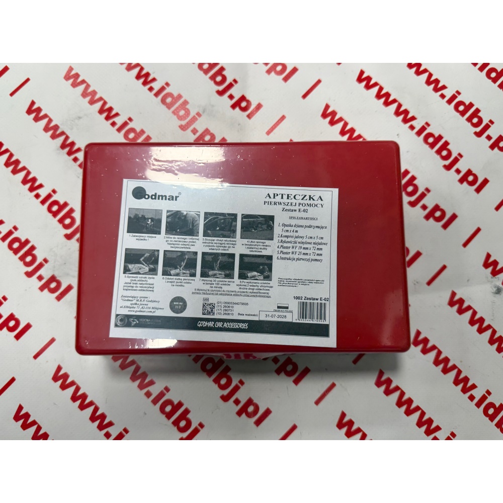 fotografia produktu PAMMELSON PAME02, POJEMNIK 200X130 MM NA APTECZKĘ PIERWSZEJ POMOCY
