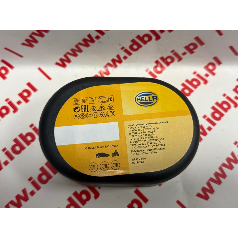 fotografia produktu HELLA HEL8GH007157901, ZESTAW ŻARÓWEK I BEZPIECZNIKÓW 11 SZTUK, 12V
