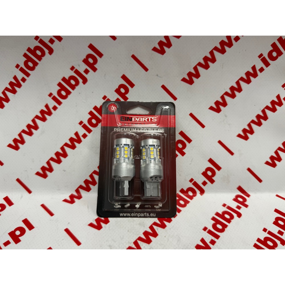 Fotografia produktu EINPARTS EPL327 ŻARÓWKA LED W21W 7440 20 SMD 3030 6000K 2 SZTUKI