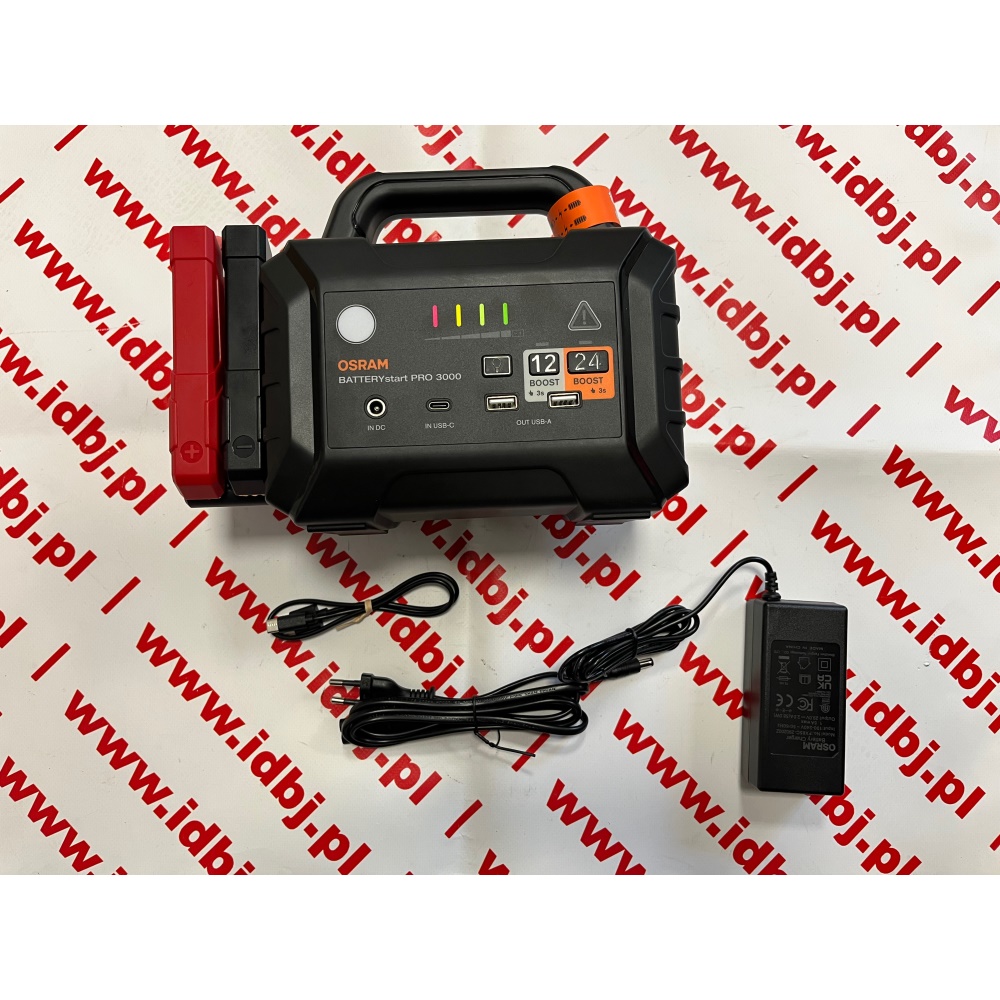 Fotografia produktu OSRAM OSROJST3000 URZĄDZENIE ROZRUCHOWE OSRAM 12V 36400MAH 