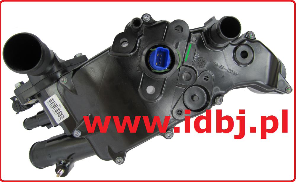 Fotografia produktu CITROEN OR1336V4 OBUDOWA TERMOSTATU DUCATO, BOXER, JUMPER 2.0, 2.2 01- JTD, HDI Plastikowy blok z wbudowanym termostatem.