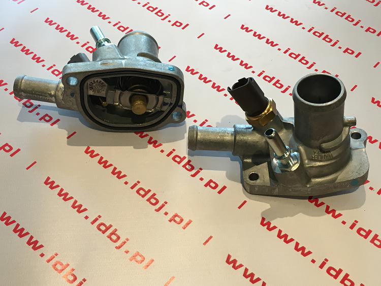 Fotografia produktu OEM FIAT OEM55202176 TERMOSTAT FIAT 500 0.9, DOBLO, PANDA, LINEA, PUNTO GRANDE, BRAVO II 1.4 Alfa Romeo Mito, uwaga do pojemności 0.9 turbo sprawdzać po nr. nadwozia.