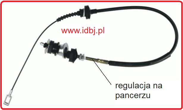 Fotografia produktu COFLE COF1172.4 LINKA, CIĘGNO SPRZĘGŁA DUCATO 2.5TD, 2.8 IDTD, JTD 94-, BOXER JUMPER 2.0, 2.5, 2 Regulacja długości na pancerzu. Długość 1090mm/555mm.