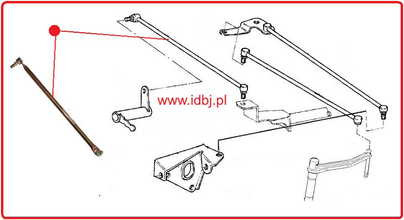 Fotografia produktu FIAT OR7649266 CIĘGNO ZMIANY BIEGÓW FIAT TIPO 