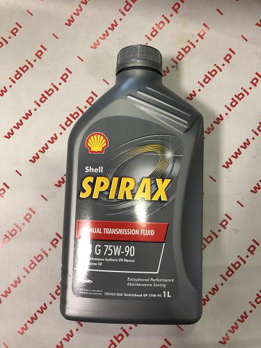 Fotografia produktu SHELL SPIRAX75W-90 OLEJ PRZEKŁADNIOWY SHELL SPIRAX S4 G 75W-90 1L 