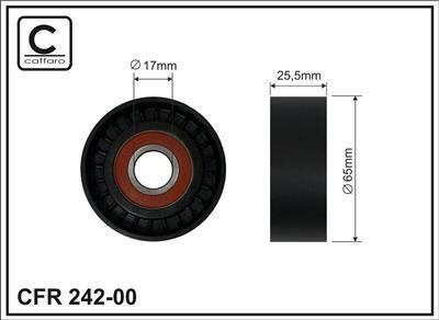 Fotografia produktu CAFFARO CFR242-00 65X25W17 ROLKA M-V ALFA ROMEO 159, FIAT 