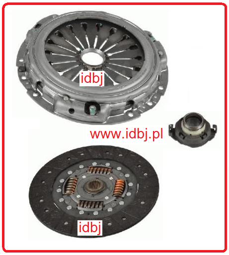 Fotografia produktu LUK LUK624316500 SPRZĘGŁO KOMPLETNE FIAT #242# DUCATO, BOXER, JUMPER 2.8 JTD, HDI 