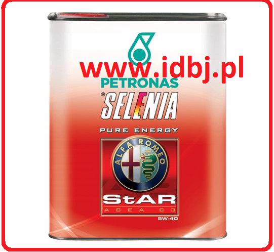 Fotografia produktu SELENIA LF14133701 OLEJ SILNIKOWY SELENIA STAR PURE ENERGY 5W40 2L Olej dedykowany do silników benzynowych Alfa Romeo. Bańka 2L.