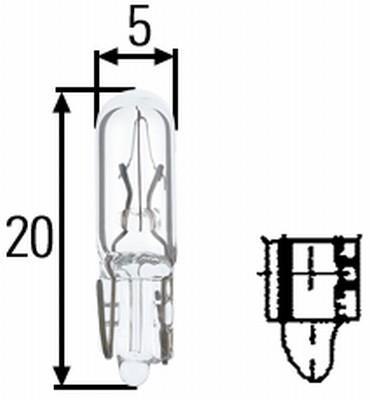 Fotografia produktu MAGNETI MARELLI MM1.2W ŻARÓWKA SYGNAŁ 12V 1.2W 